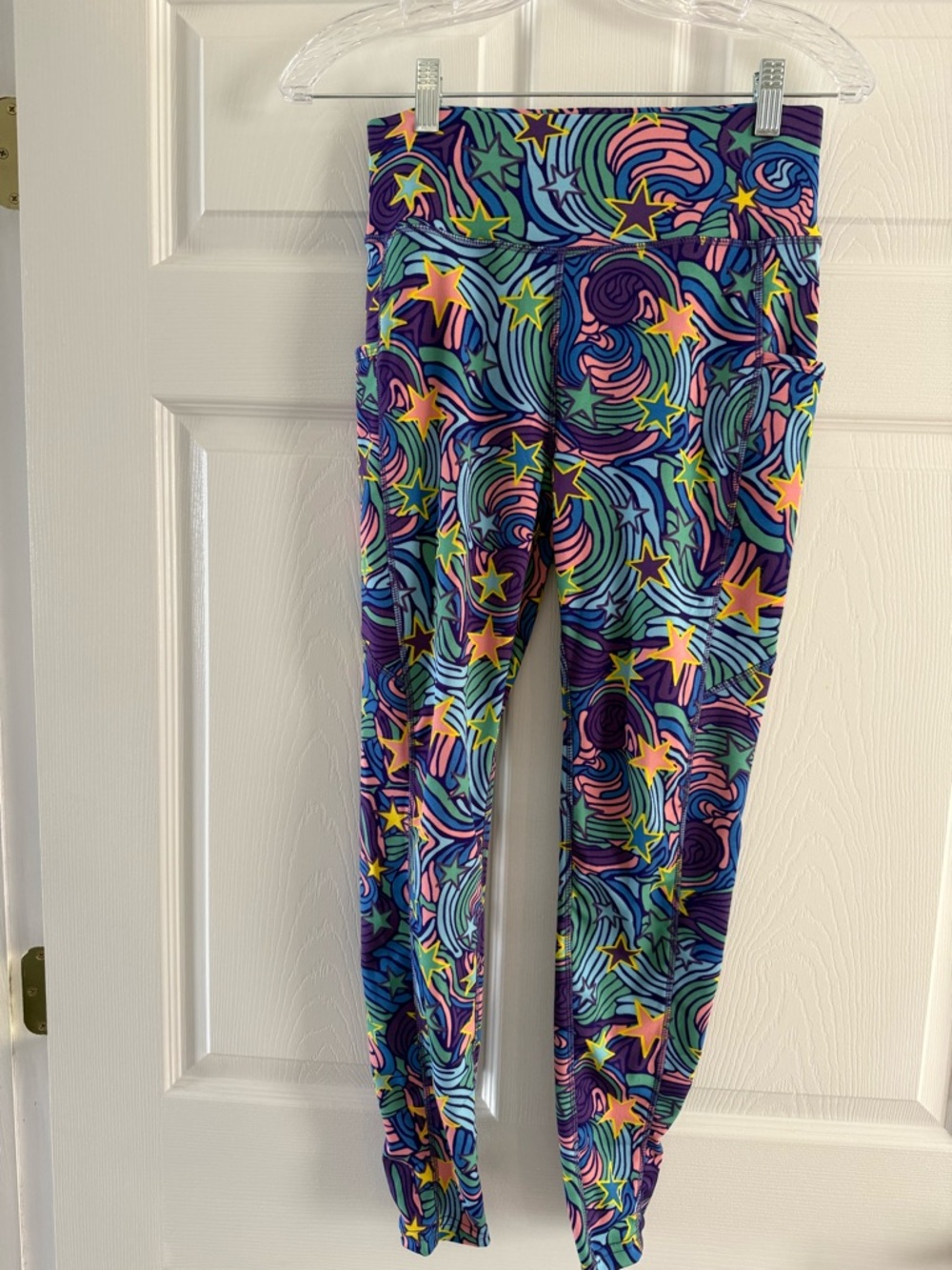 POP Fit Multicolor Star & Swirl Leggings